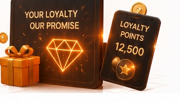 Loyalty points and reward promise visual