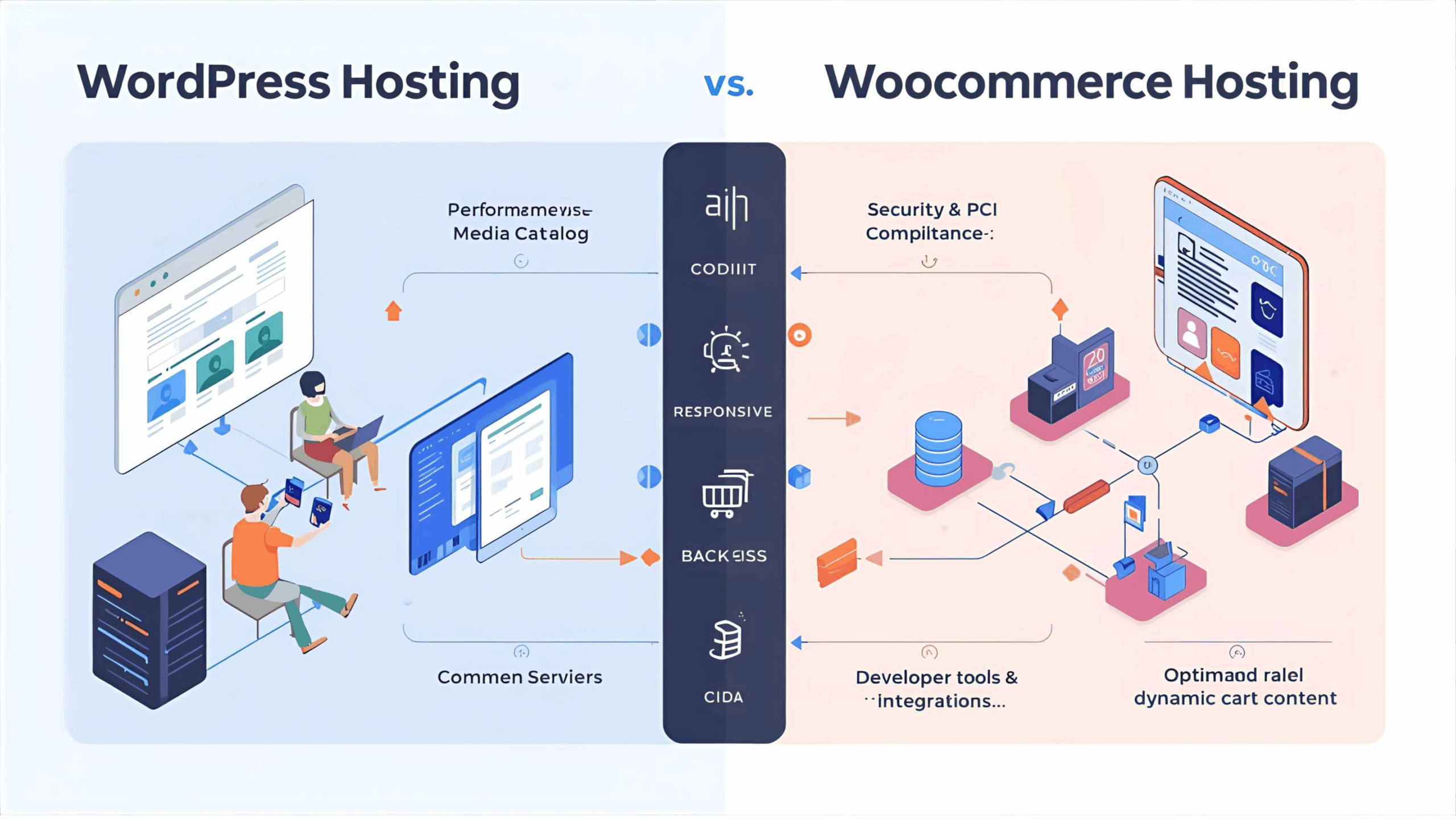 What is the difference between WordPress and WooCommerce hosting? A review of uses and benefits