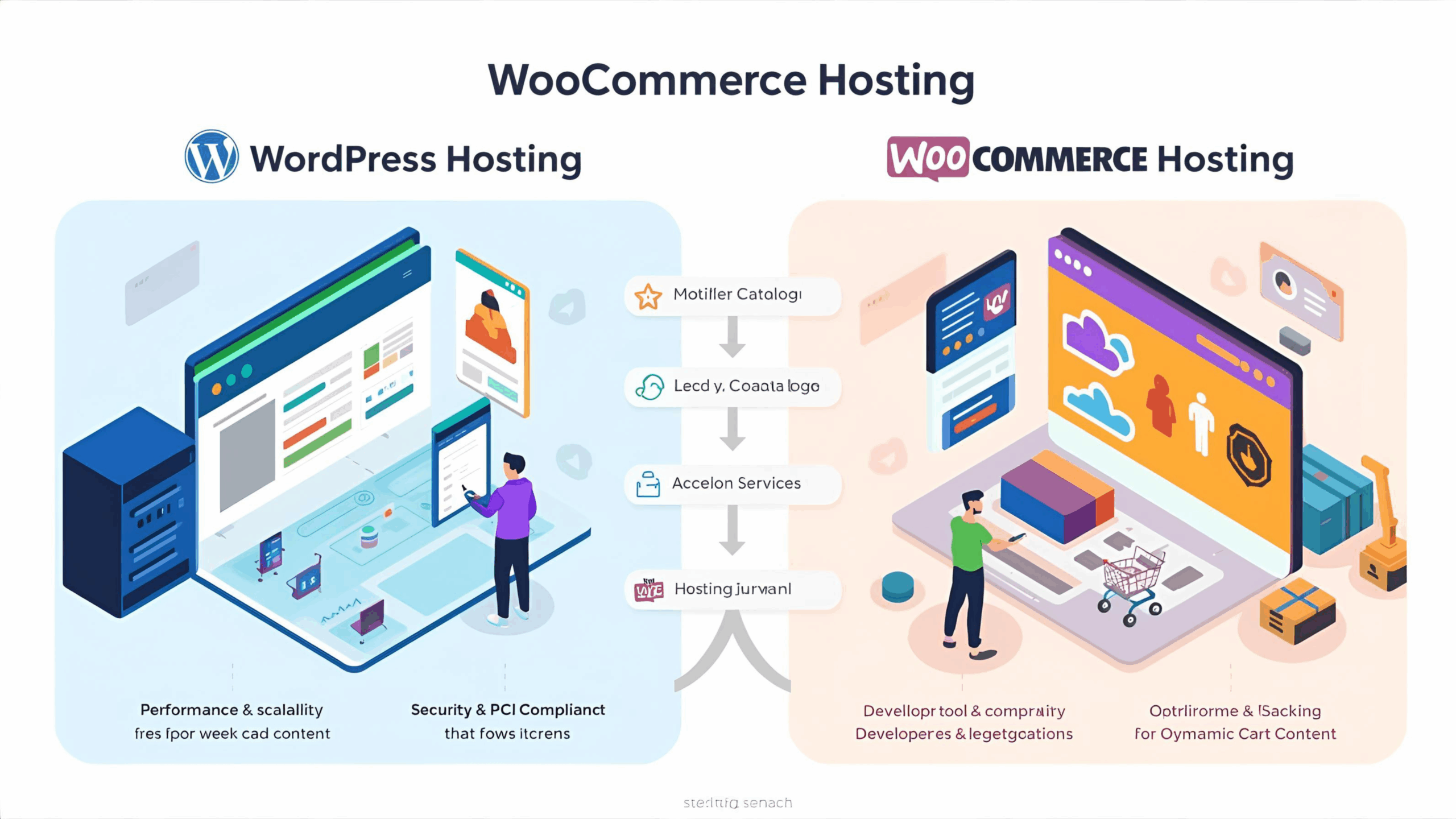 What is the difference between WordPress and WooCommerce hosting? A review of uses and benefits