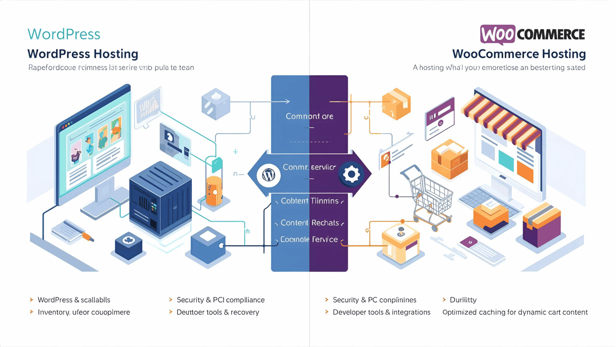 What is the difference between WordPress and WooCommerce hosting? A review of uses and benefits
